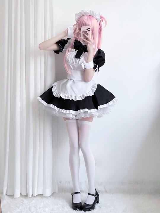 Lilymoonのミニ丈メイドコスプレの画像4