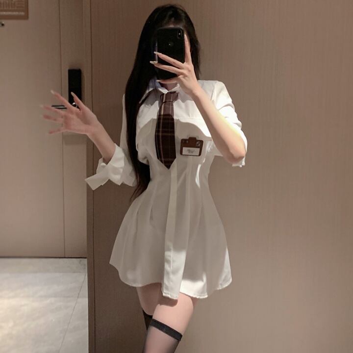 Lilymoonのフレアシャツワンピ制服コスプレの画像1