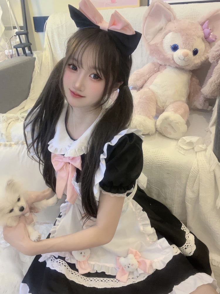 Lilymoonのガーリーリボンメイドコスプレの画像7