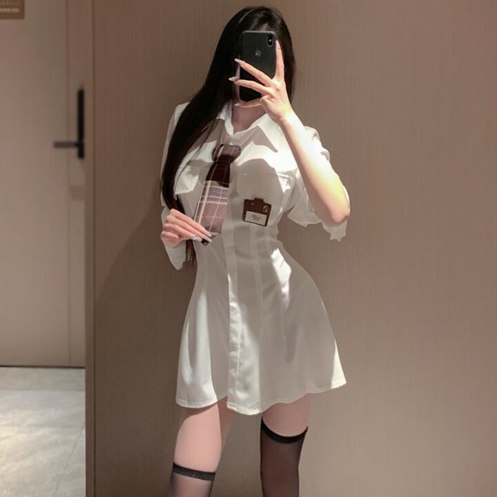 Lilymoonのフレアシャツワンピ制服コスプレの画像4