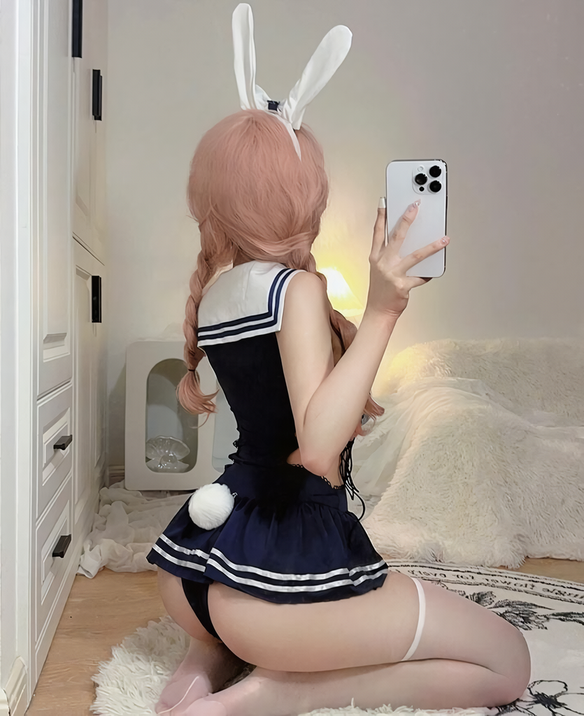 Lilymoonのセーラーリボンスク水コスプレの画像3