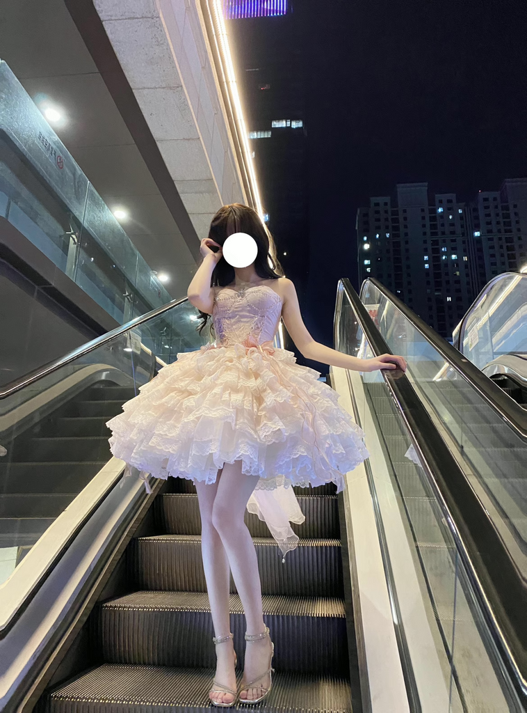 Lilymoonのプリンセスレースアップリボンロリータワンピースの画像5