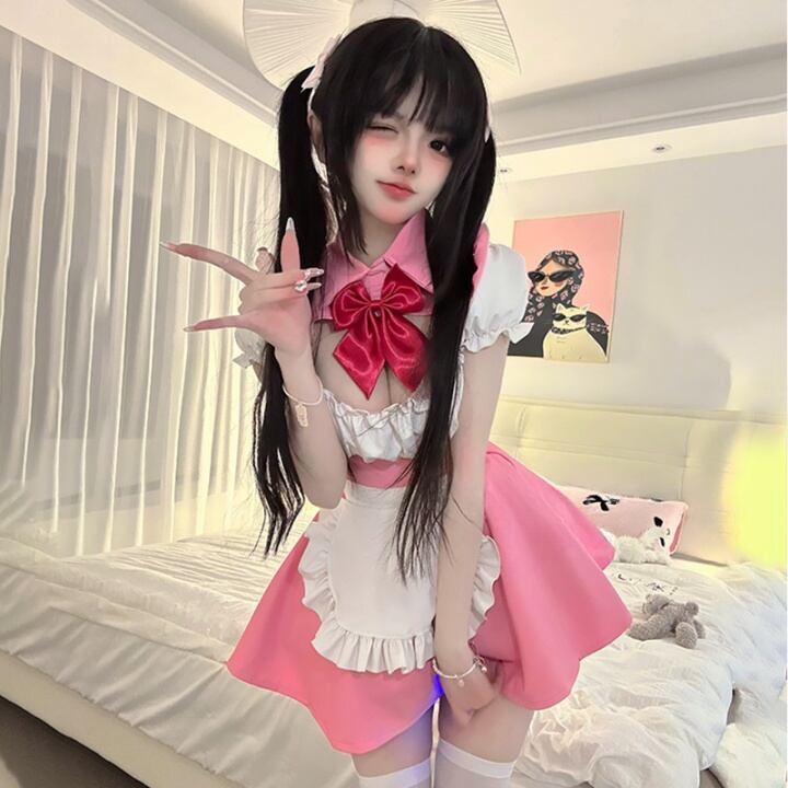 Lilymoonのガーリーリボンメイドコスプレの画像3