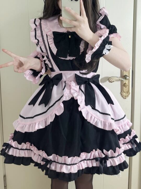 Lilymoonのガーリーキャットメイドコスプレの画像3