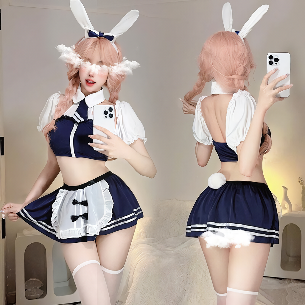 Lilymoonのバニーメイドコスプレの画像4