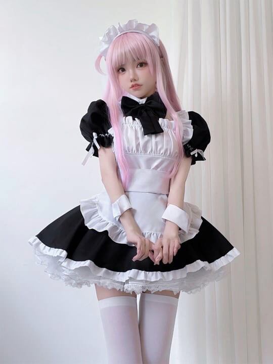 Lilymoonのミニ丈メイドコスプレの画像3