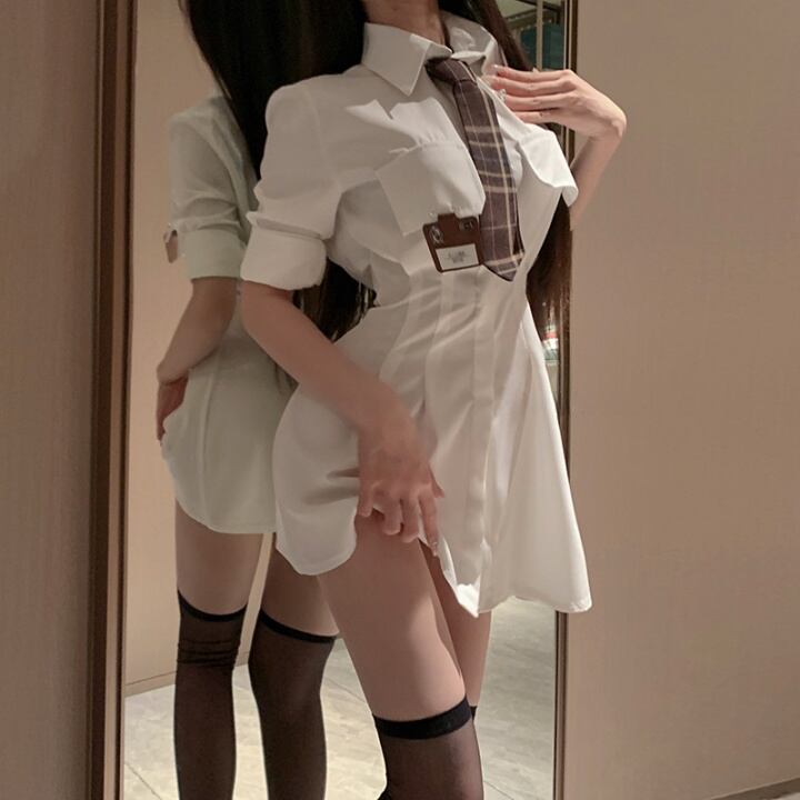 Lilymoonのフレアシャツワンピ制服コスプレの画像2